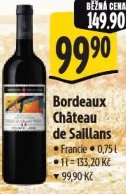 Albert Bordeaux Château de Saillans nabídka