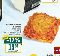 Billa Pizza se šunkou a em z naší pece 1ks nabídka