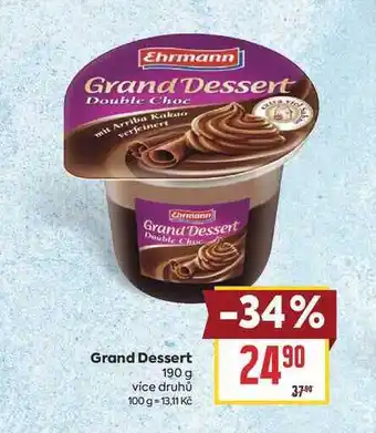 Billa Grand Dessert nabídka
