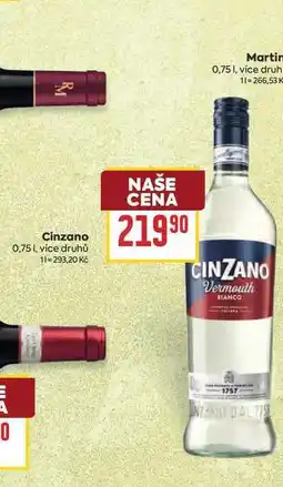 Billa Cinzano nabídka