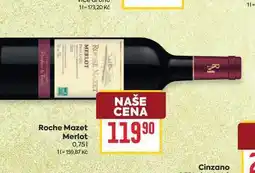 Billa Roche Mazet Merlot 0,751 nabídka