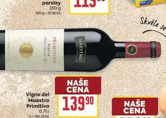 Billa Vigne del Maestro Primitivo nabídka