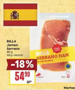 Billa BILLA Jamon Serrano nabídka