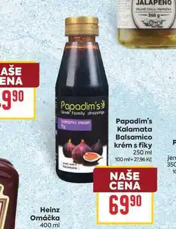 Billa Papadim's Kalamata Balsamico krém s fíky nabídka