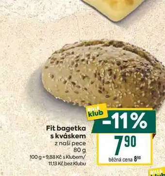 Billa Fit bagetka s kváskem z naší pece nabídka