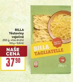 Billa BILLA Těstoviny vaječné nabídka