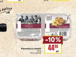 Billa Pancetta a cubetti nabídka