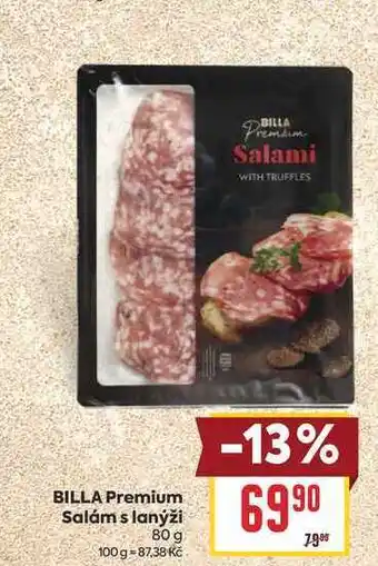 Billa BILLA Premium Salám s lanýži nabídka