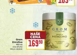 Billa Grom Zmrzlina nabídka