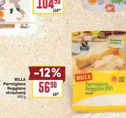 Billa BILLA Parmigiano Reggiano strouhaný nabídka