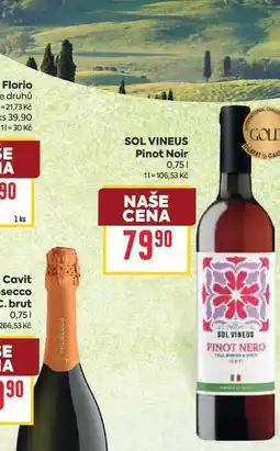 Billa SOL VINEUS Pinot Noir nabídka