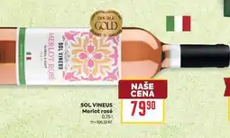 Billa SOL VINEUS Merlot rosé nabídka