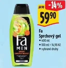 Albert Fa Sprchový gel nabídka