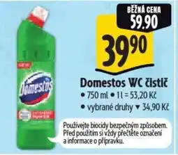 Albert Domestos WC čistič nabídka