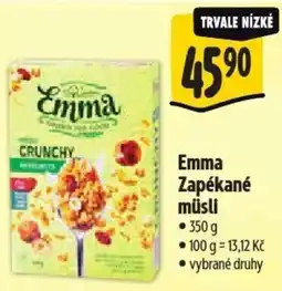 Albert Emma Zapékané müsli nabídka