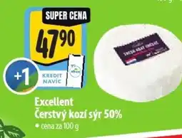 Albert Excellent Čerstvý kozí sýr 50% nabídka