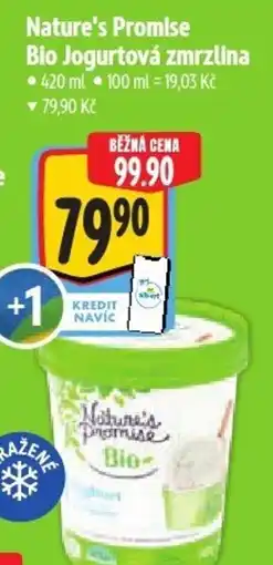 Albert Nature's Promise Bio Jogurtová zmrzlina nabídka