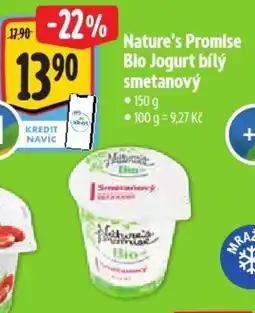 Albert Nature's Promise Bio Jogurt bílý smetanovy nabídka