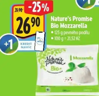Albert Nature's Promise Bio Mozzarella nabídka
