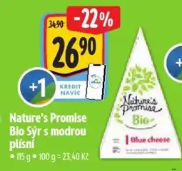 Albert Nature's Promise Bio Sýr s modrou plísní nabídka