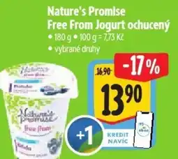 Albert Nature's Promise Free From Jogurt ochucený nabídka