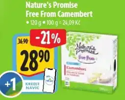 Albert Nature's Promise Free From Camembert nabídka