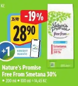 Albert Nature's Promise Free From Smetana 30% nabídka