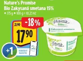 Albert Nature's Promise Bio Zakysaná smetana 15% nabídka