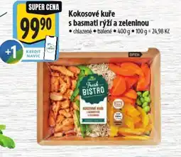 Albert Kokosové kuře s basmati rýží a zeleninou nabídka