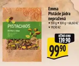 Albert Emma Pistácie jádra nepražená nabídka