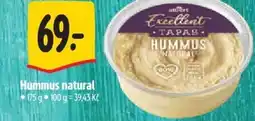 Albert Hummus natural nabídka