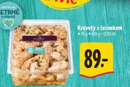 Albert Krevety s česnekem nabídka