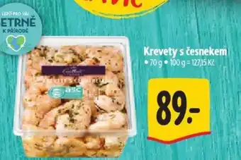 Albert Krevety s česnekem nabídka