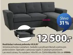 JYSK Rozkládací rohová pohovka VEJLBY nabídka