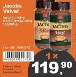 Coop Jacobs Velvet instantní káva nabídka