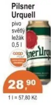 Coop Pilsner Urquell nabídka
