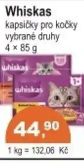 Coop Whiskas kapsičky pro kočky nabídka
