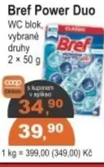 Coop Bref Power Duo WC blok nabídka