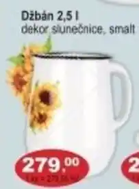 Coop Džbán dekor slunečnice, smalt nabídka