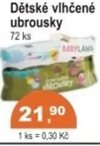 Coop Dětské vlhčené ubrousky nabídka