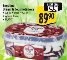 Albert Zmrzlina Dream & Co. smetanová nabídka