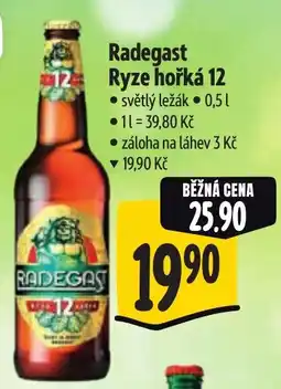 Albert Radegast Ryze hořká 12 nabídka