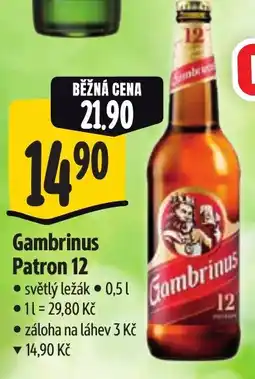 Albert Gambrinus Patron 12 nabídka