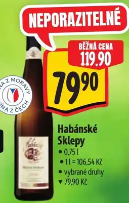 Albert Habánské Sklepy nabídka