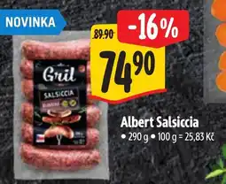 Albert Albert Salsiccia nabídka