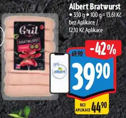 Albert Albert Bratwurst nabídka