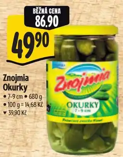 Albert Znojmia Okurky nabídka