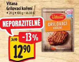 Albert Vitana Grilovací koření nabídka