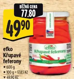 Albert Efko Křupavé feferony nabídka