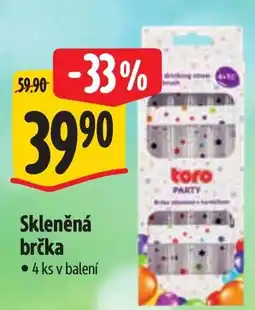 Albert Skleněná brčka nabídka